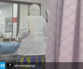 دكتور  يهدد عجوز في مستشفى العسكري